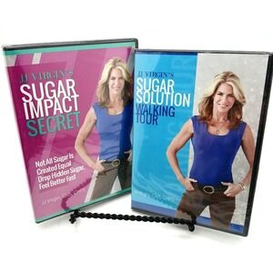 Lot of 2 DVDs JJ Virgin Sugar Solution Walking Tour & Sugar Impact Secret